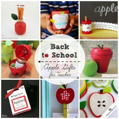 Back to School Apple Gifts for Teacher via createcraftlove.com