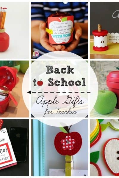 Back to School Apple Gifts for Teacher via createcraftlove.com
