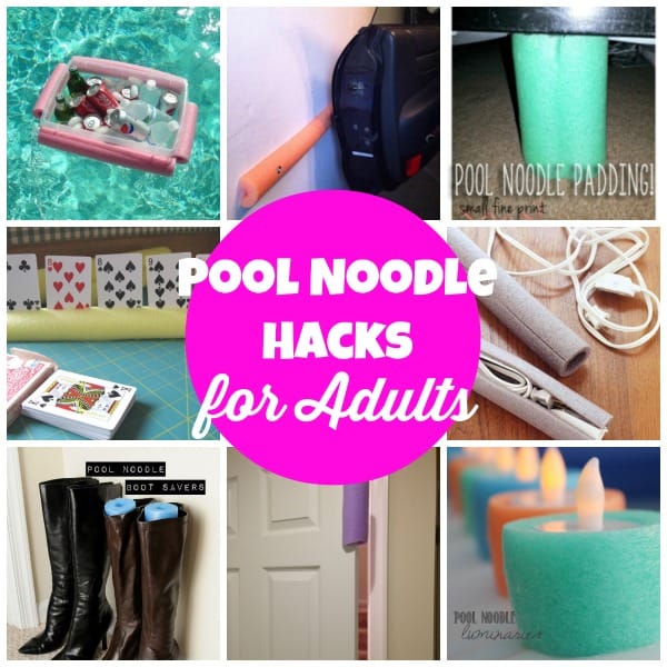More Pool Noodle Hacks...for Adults! via createcraftlove.com