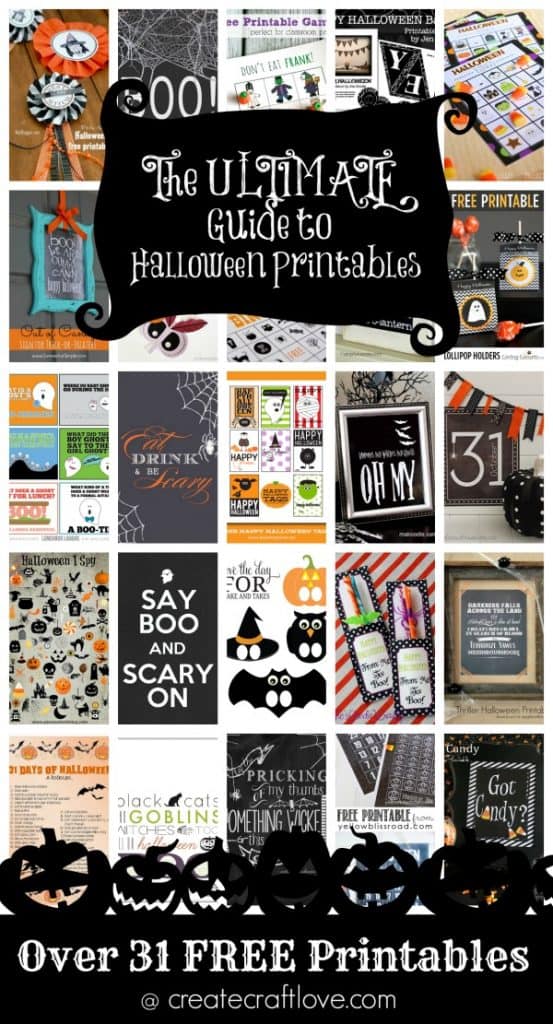 The ULTIMATE Guide to Halloween Printables | Round Up