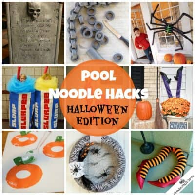 Pool Noodle Hacks: Halloween Edition via createcraftlove.com