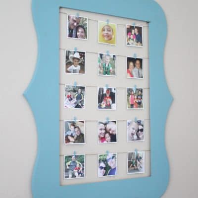 Display your phone photos with this interchangeable Instagram Wall Art via createcraftlove.com