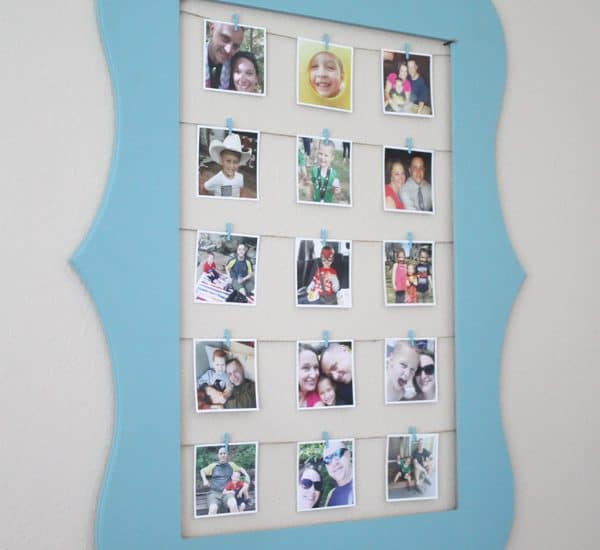 Display your phone photos with this interchangeable Instagram Wall Art via createcraftlove.com