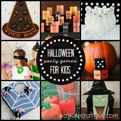 Create your own memories with these fun Halloween Party Games for Kids! via createcraftlove.com #halloween