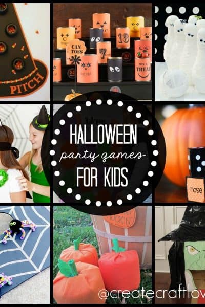 Create your own memories with these fun Halloween Party Games for Kids! via createcraftlove.com #halloween