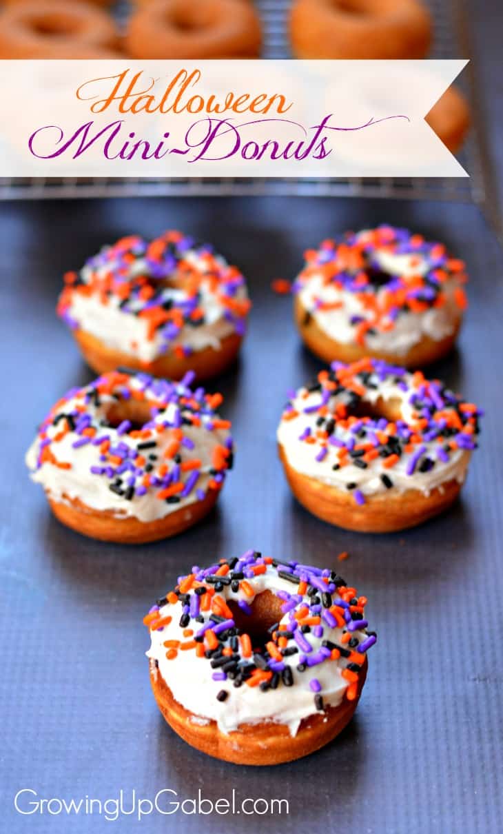 Halloween Mini Donuts Long