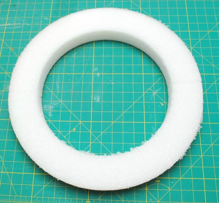 Covered Button Wreath 1