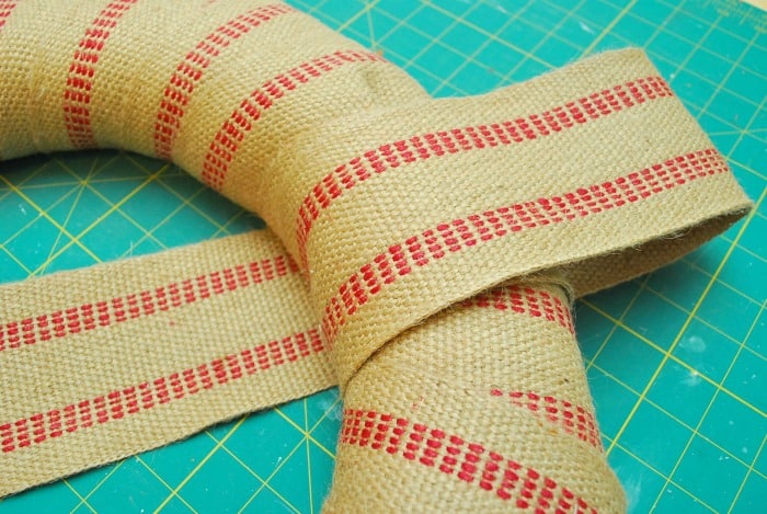 Covered Button Wreath 4