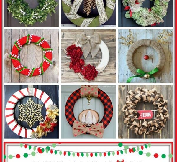 Winter Wreath Workshop Round Up at createcraftlove.com