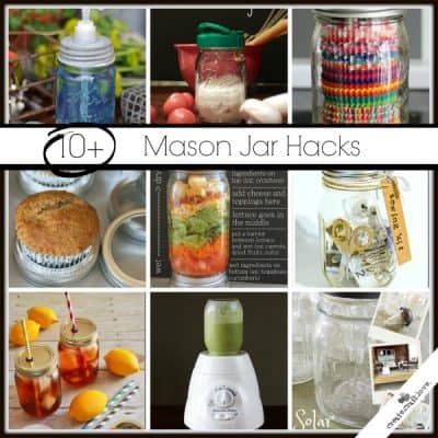Here are 10+ Mason Jar Hacks that you cannot live without! via createcraftlove.com