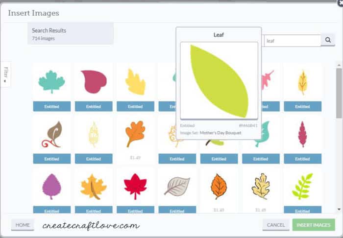 image from design space