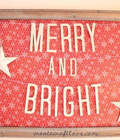 Create your own DIY Wooden Banner using the Cricut Explore! Find out how at createcraftlove.com!