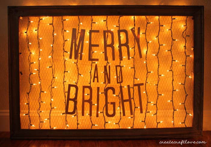 wood christmas banner
