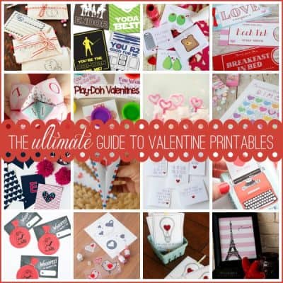 The ULTIMATE Guide to Valentine Printables via createcraftlove.com