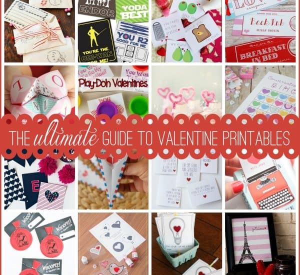 The ULTIMATE Guide to Valentine Printables via createcraftlove.com