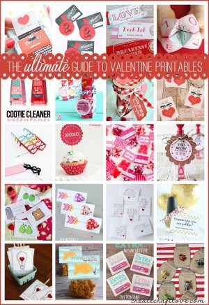 The ULTIMATE Guide to Valentine Printables