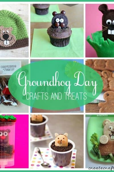 I've rounded up some of the cutest Groundhog Day Crafts and Treats to cure your winter blues! via createcraftlove.com
