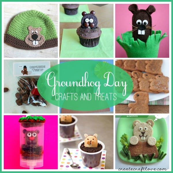I've rounded up some of the cutest Groundhog Day Crafts and Treats to cure your winter blues! via createcraftlove.com