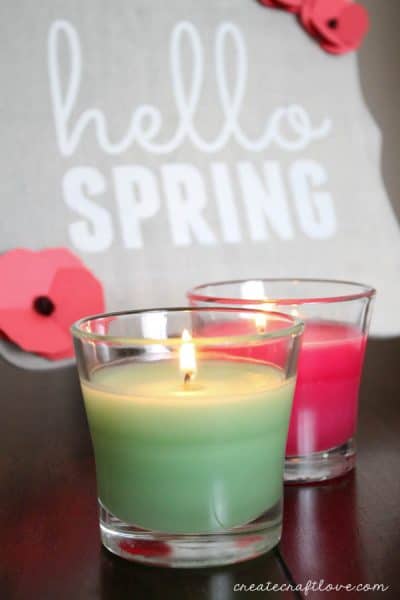 This DIY Spring Decor was inspired by the new Glade Seasonal Scents! #ad #FeelGlade #spon