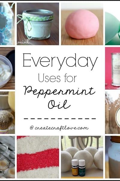 Everyday Uses for Peppermint Oil via createcraftlove.com
