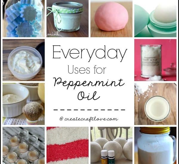 Everyday Uses for Peppermint Oil via createcraftlove.com