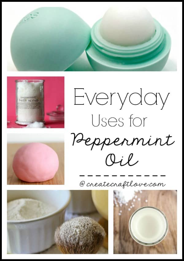 Everyday Uses for Peppermint Oil via createcraftlove.com