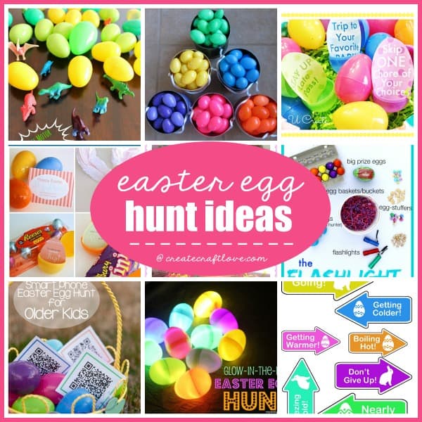 Hey Easter Bunny! Check out these fun Easter Egg Hunt Ideas! via createcraftlove.com