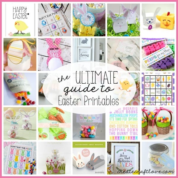 The ULTIMATE Guide to Easter Printables via createcraftlove.com