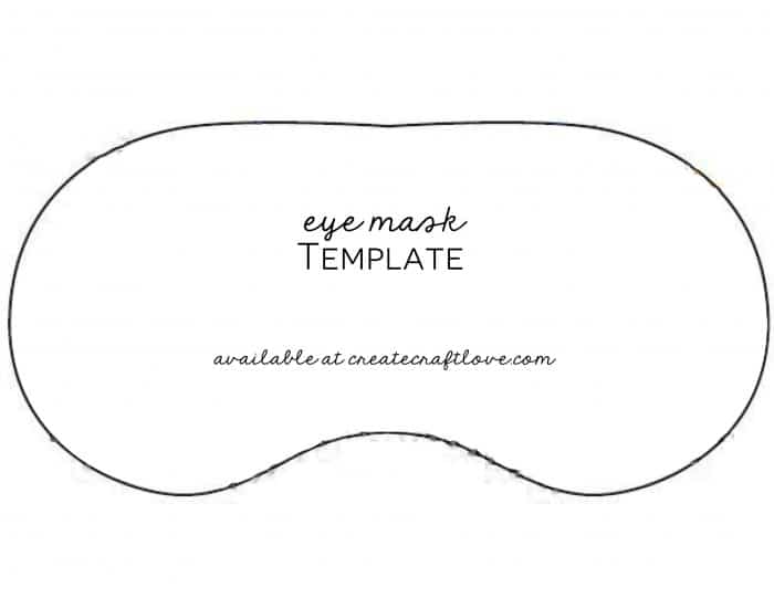 Eye Mask Template