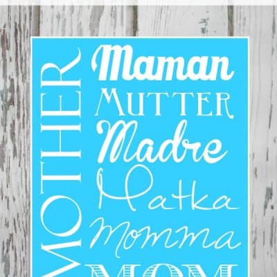 Mother's Day Subway Art Printables available at createcraftlove.com!