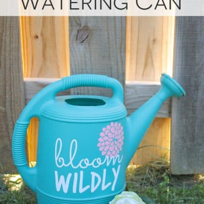Create your own Personalized Watering Can! Download your free SVG file at createcraftlove.com!