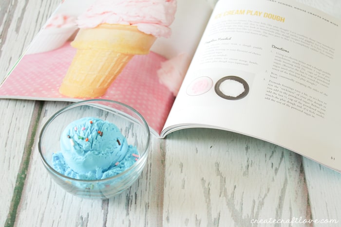 ice cream play dough book