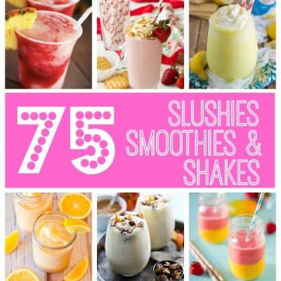 Slushies, Smoothies, and Shakes - OH MY! via createcraftlove.com