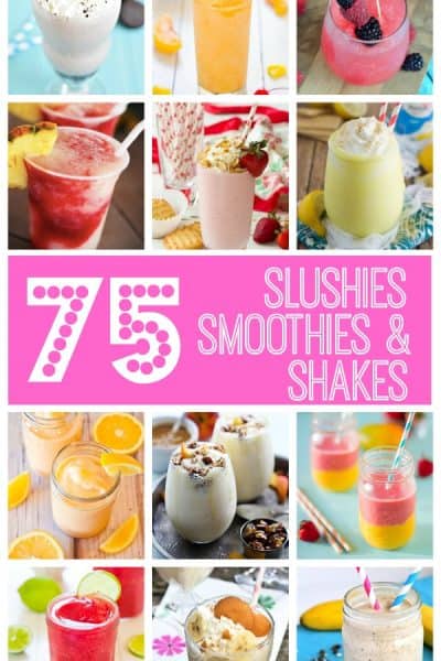 Slushies, Smoothies, and Shakes - OH MY! via createcraftlove.com