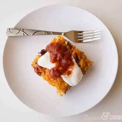 Cheddar Jalapeno Breakfast Casserole | Cupcakes&Crowbars @cupcakescrowbar