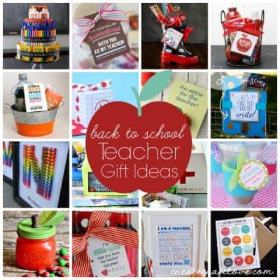 Here are some Back to School Teacher Gift Ideas to inspire you! via createcraftlove.com
