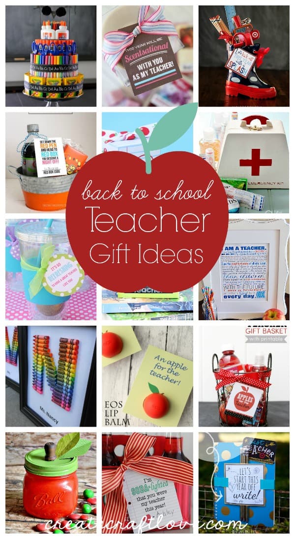 Here are some Back to School Teacher Gift Ideas to inspire you! via createcraftlove.com