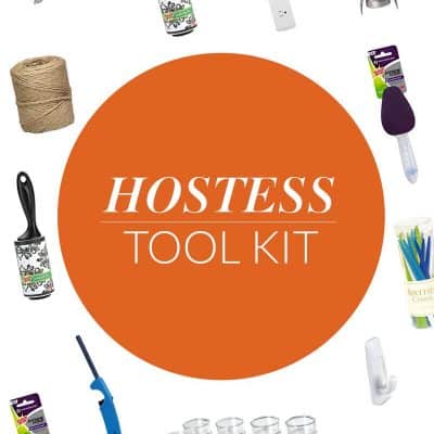Keep up with the holidays parties with this DIY Hostess Tool Kit! via createcraftlove.com #EviteParty #CleanFeelsGood