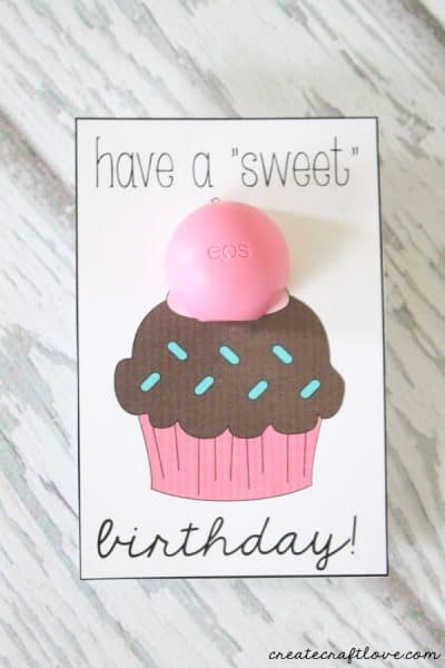 This Birthday Printable is quick and easy to put together! via createcraftlove.com