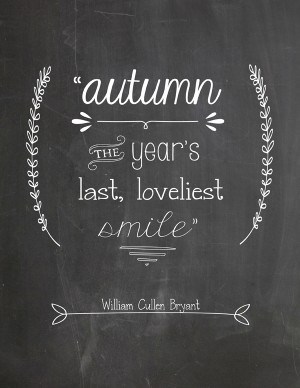 Fall Typography Printables & Giveaway - Create Craft Love