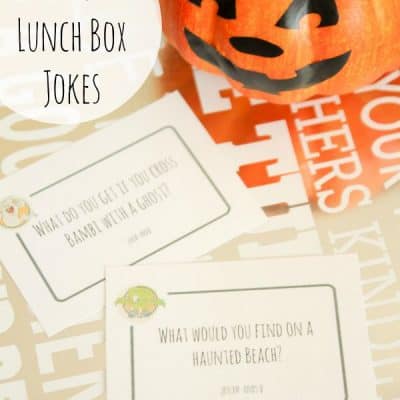 Halloween Lunch Box Jokes that will have them laughing all day long! via createcraftlove.com