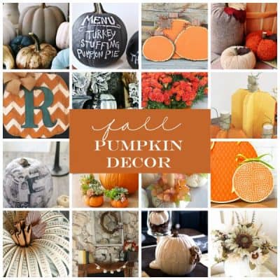 These Fall Pumpkin Decor ideas can be kept up all season long! via createcraftlove.com