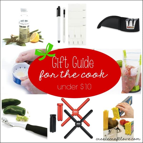 This Gift Guide for the Cook will have him or her begging for more! via createcraftlove.com