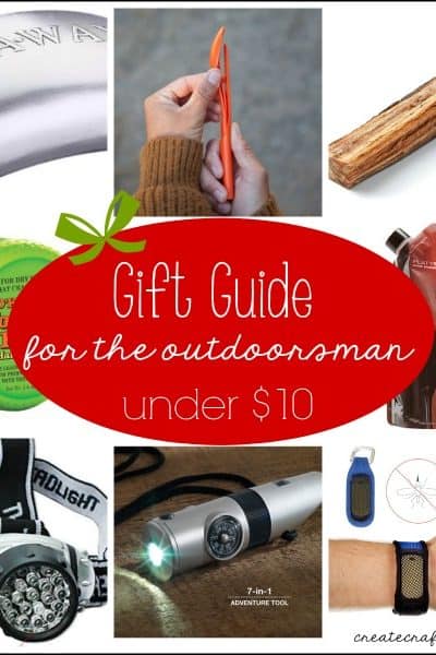 Gift Guide for the Outdoorsman for under $10! via createcraftlove.com