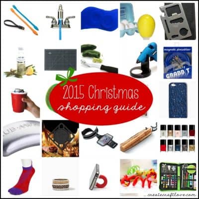 Grab your 2015 Christmas Shopping guide at createcraftlove.com!
