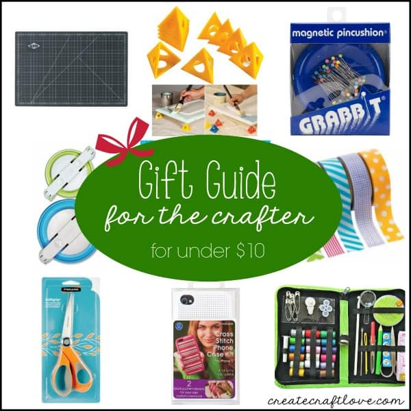 Gift Guide for Crafters - all under $10!! via createcraftlove.com