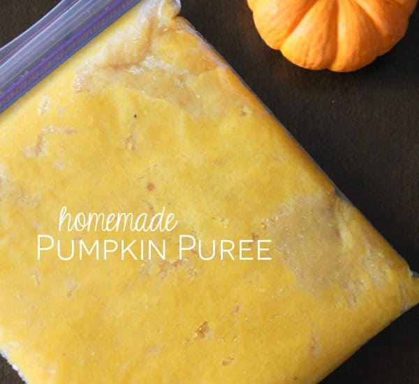 Make your own Homemade Pumpkin Puree for all of your pumpkin baking needs! via createcraftlove.com