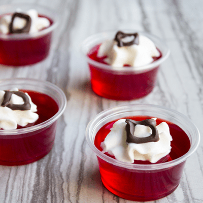 Santa Belly Jello Shots | Create Craft Love