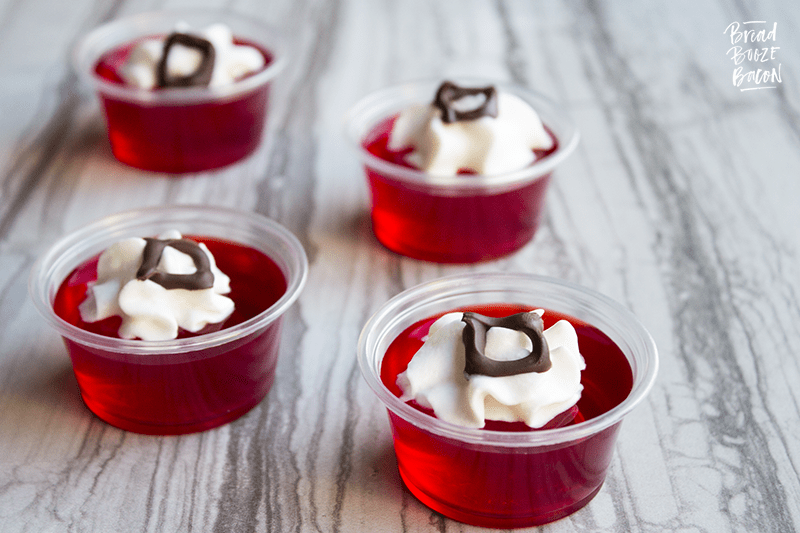 Santa Belly Jello Shots are an easy to make cocktail your party goers with love!
