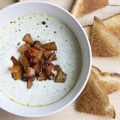 Creamy Pesto Ricotta Dip is an easy party appetizer with classic flavors everyone will love!